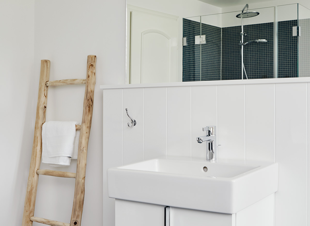 Badezimmer in der Ferienwohnung Erdgeschoss