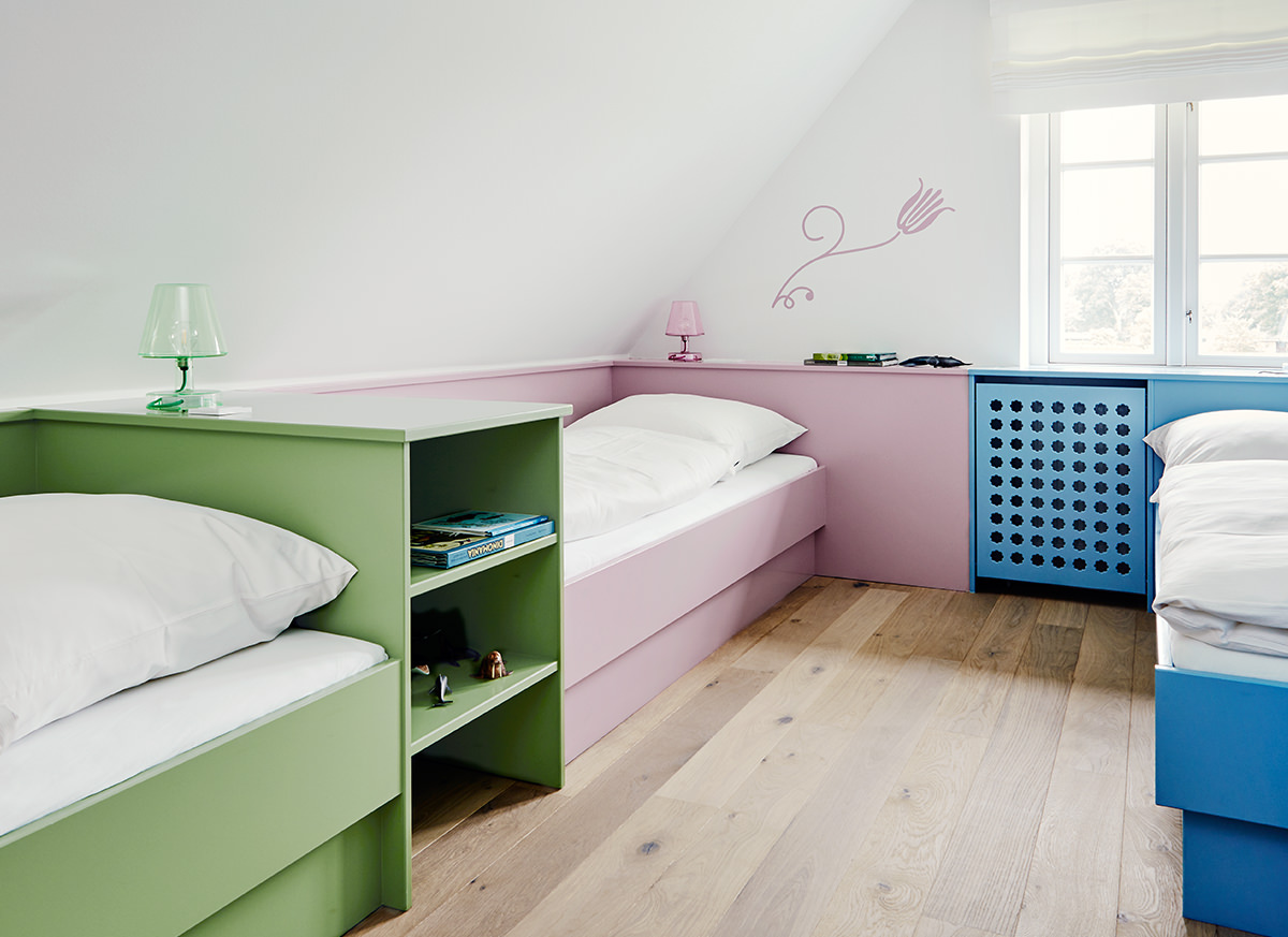 Schlafzimmer in der Ferienwohnung Obergeschoss