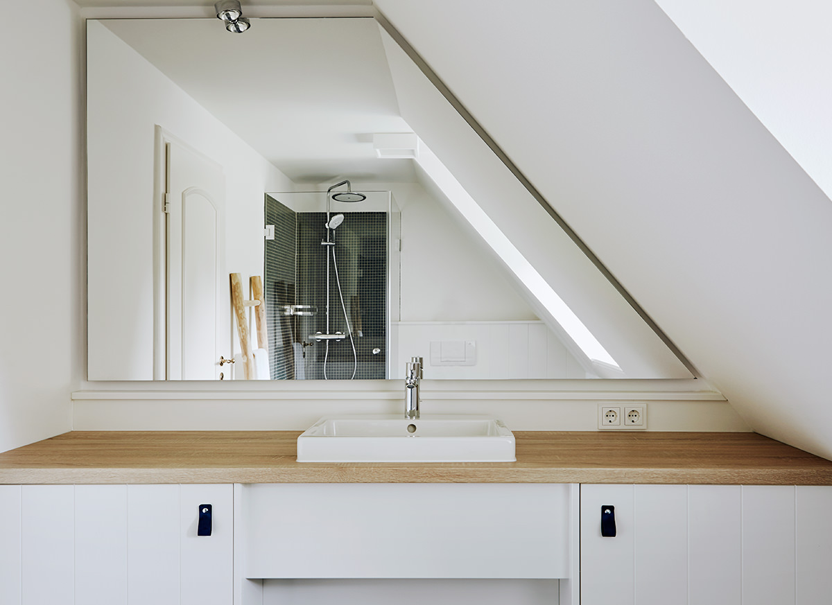 Bad in der Ferienwohnung Obergeschoss